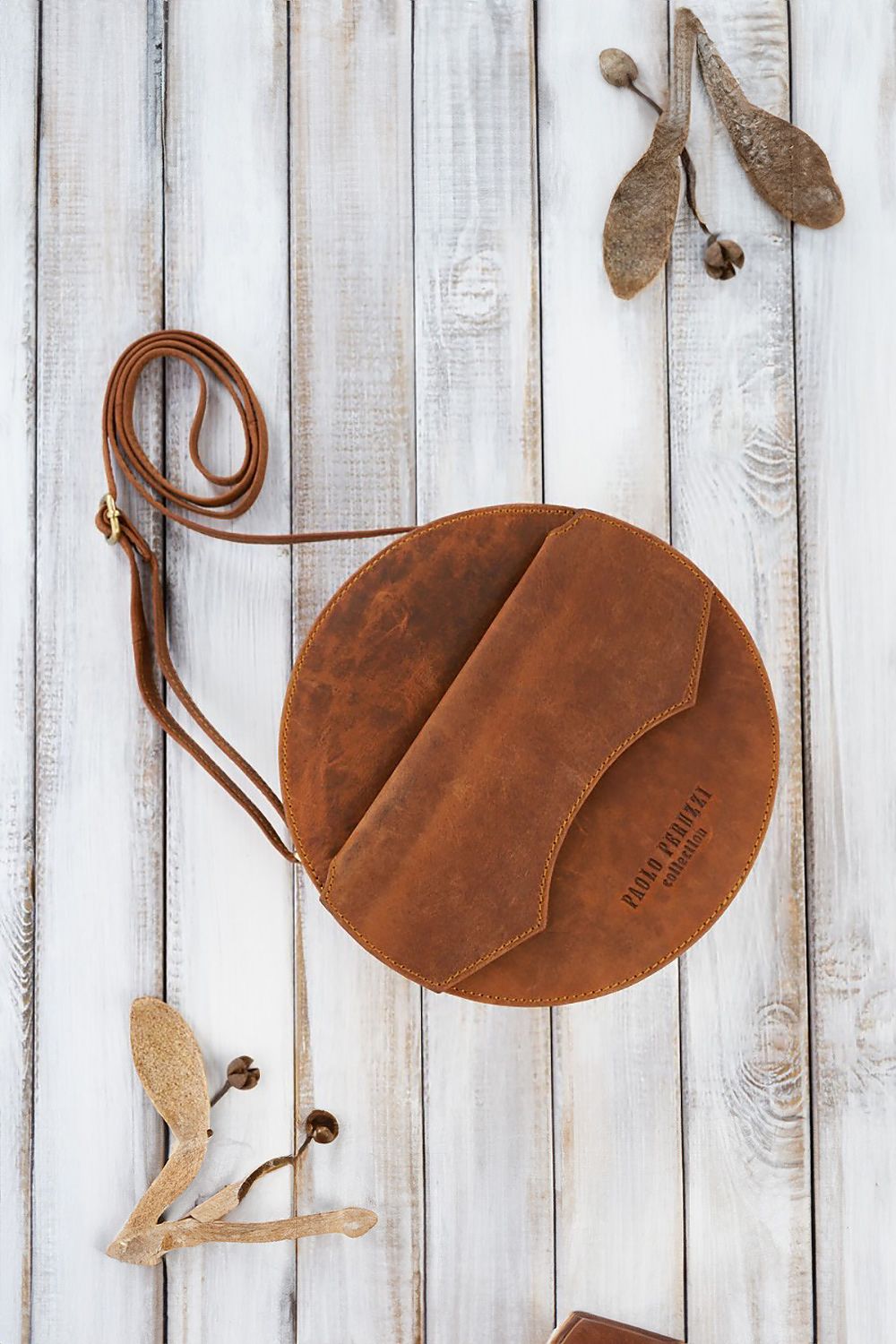 Natural leather bag model 191522 Galanter-Fashion Nordic