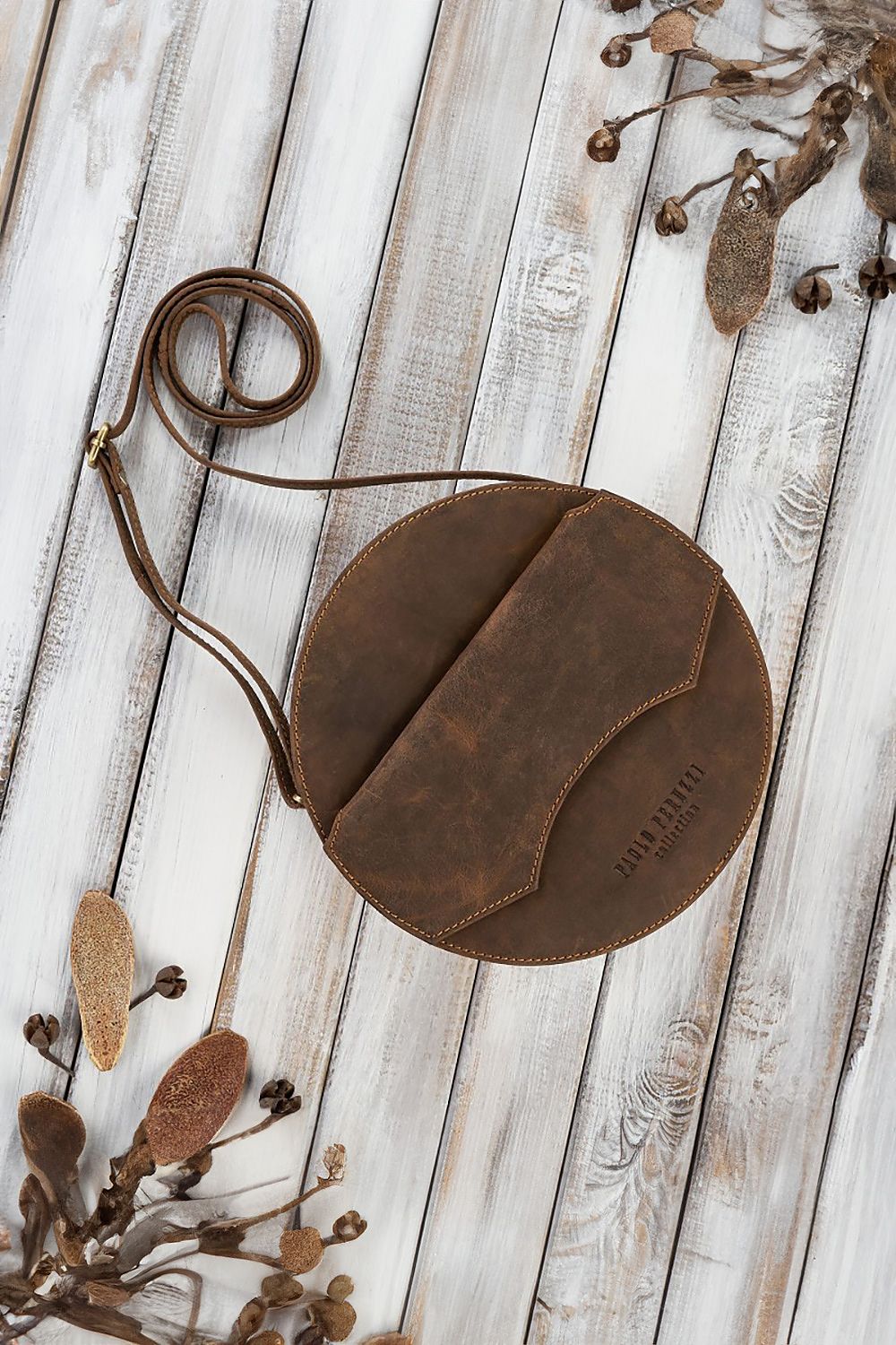 Natural leather bag model 191522 Galanter-Fashion Nordic