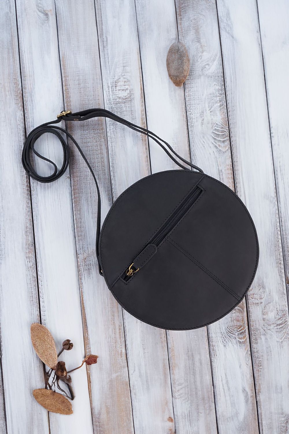 Natural leather bag model 191522 Galanter-Fashion Nordic