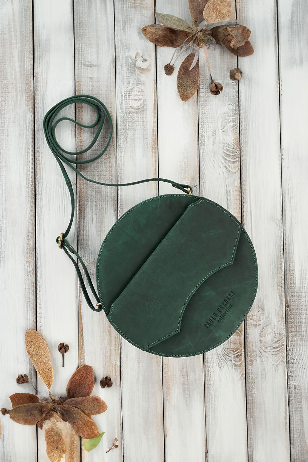 Natural leather bag model 191522 Galanter-Fashion Nordic