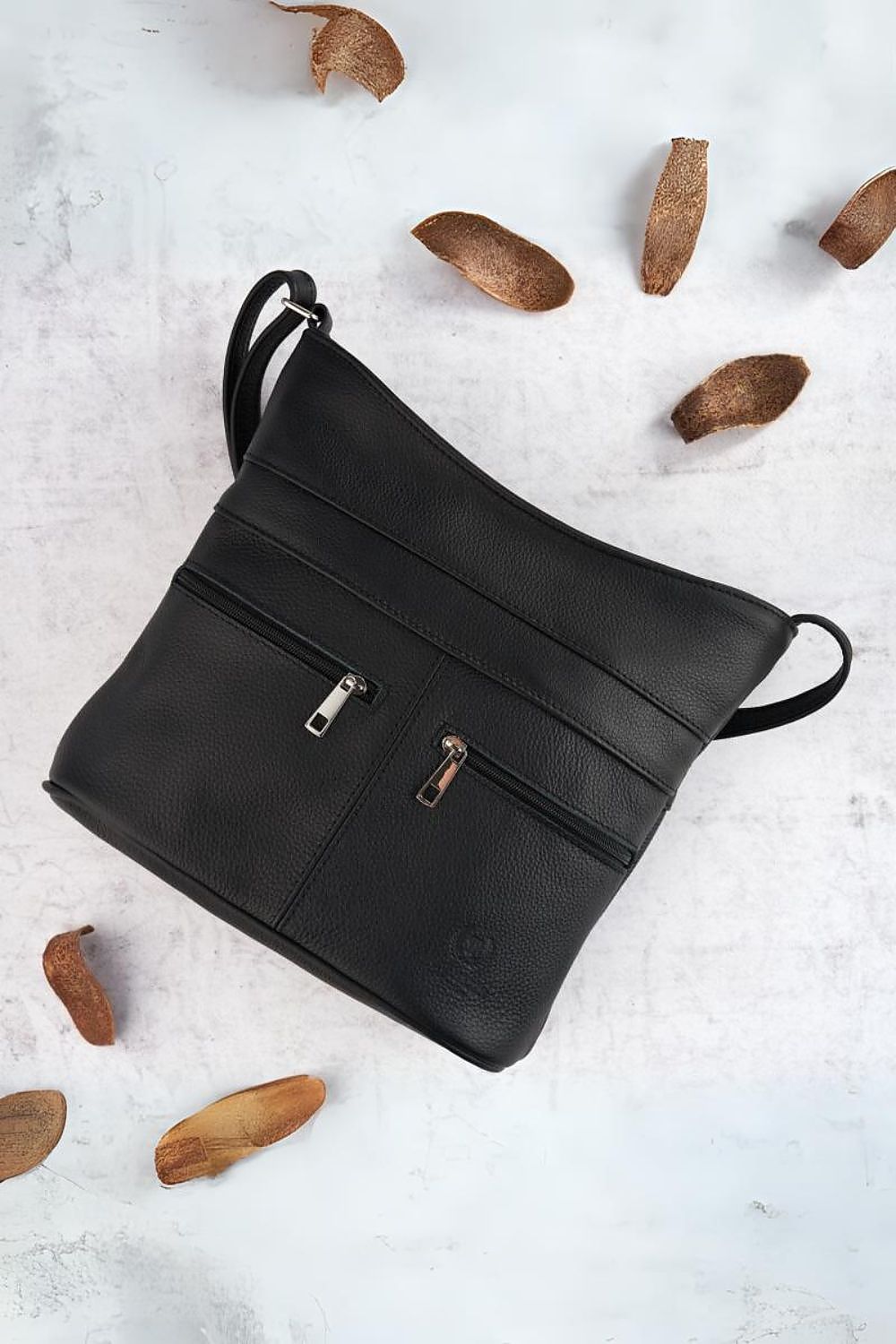 Natural leather bag model 193248 Galanter-Fashion Nordic