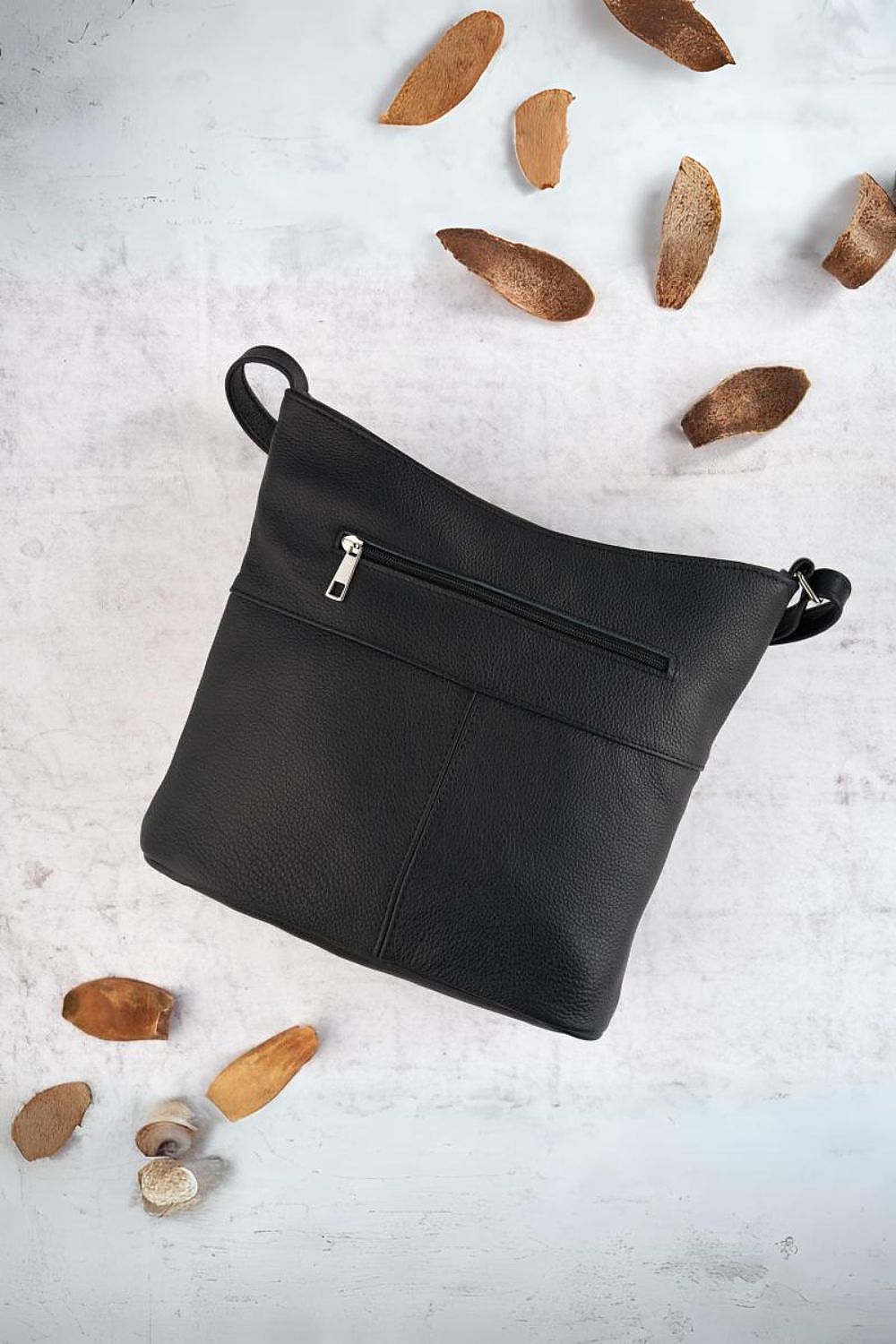 Natural leather bag model 193248 Galanter-Fashion Nordic