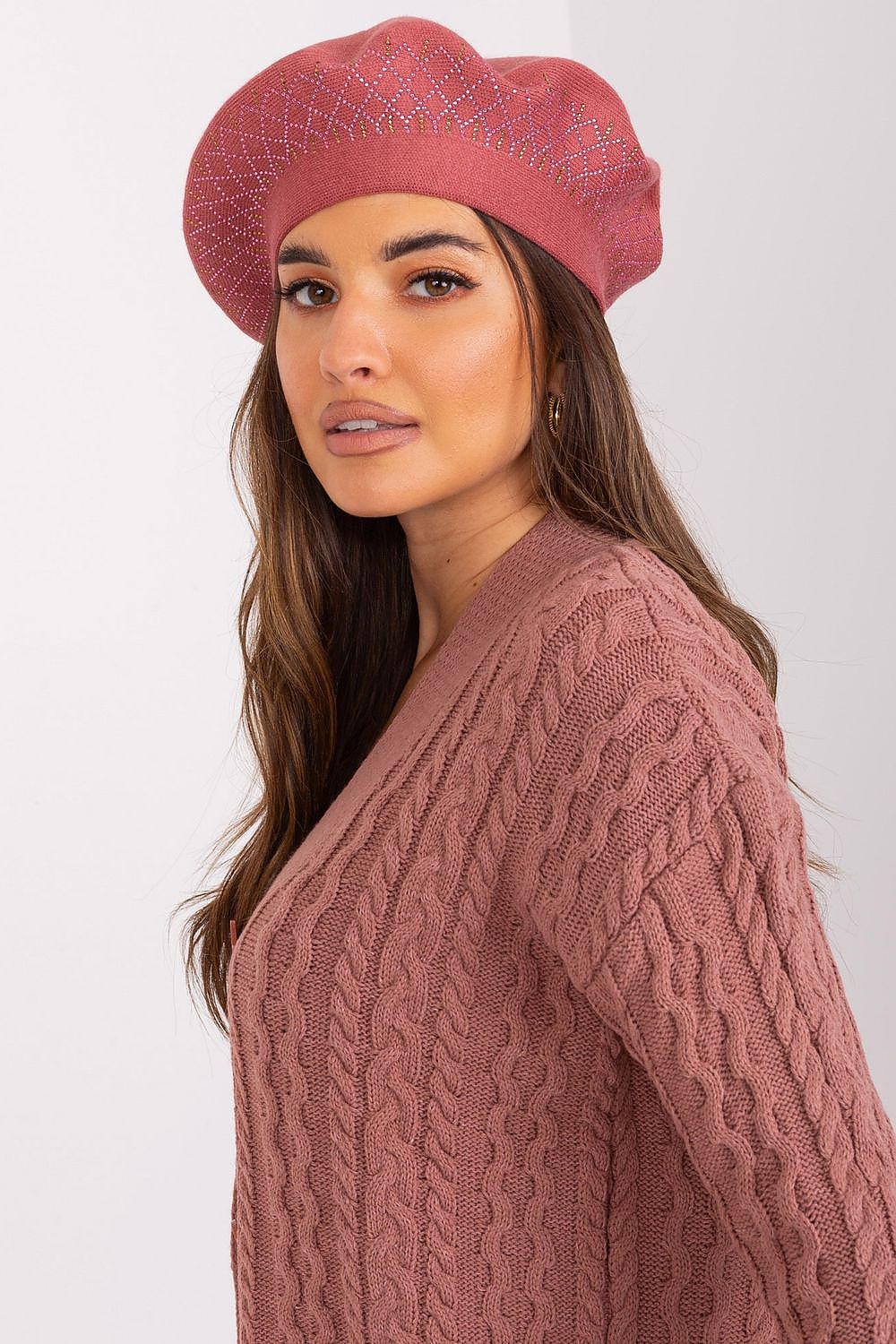 Beret model 208244 AT-Fashion Nordic