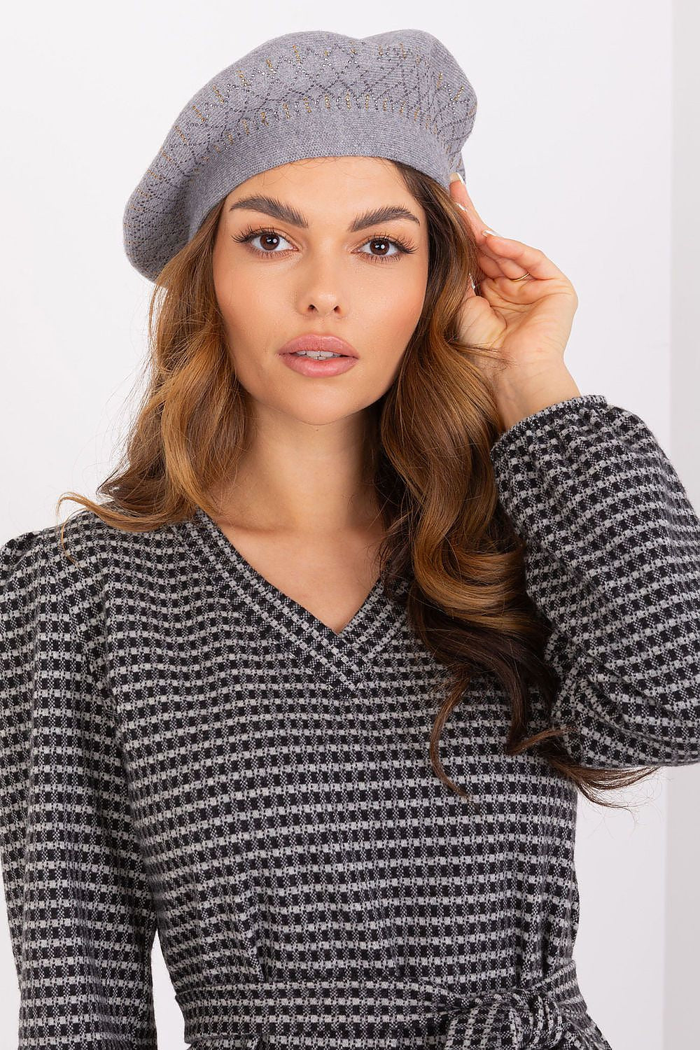 Beret model 208244 AT-Fashion Nordic