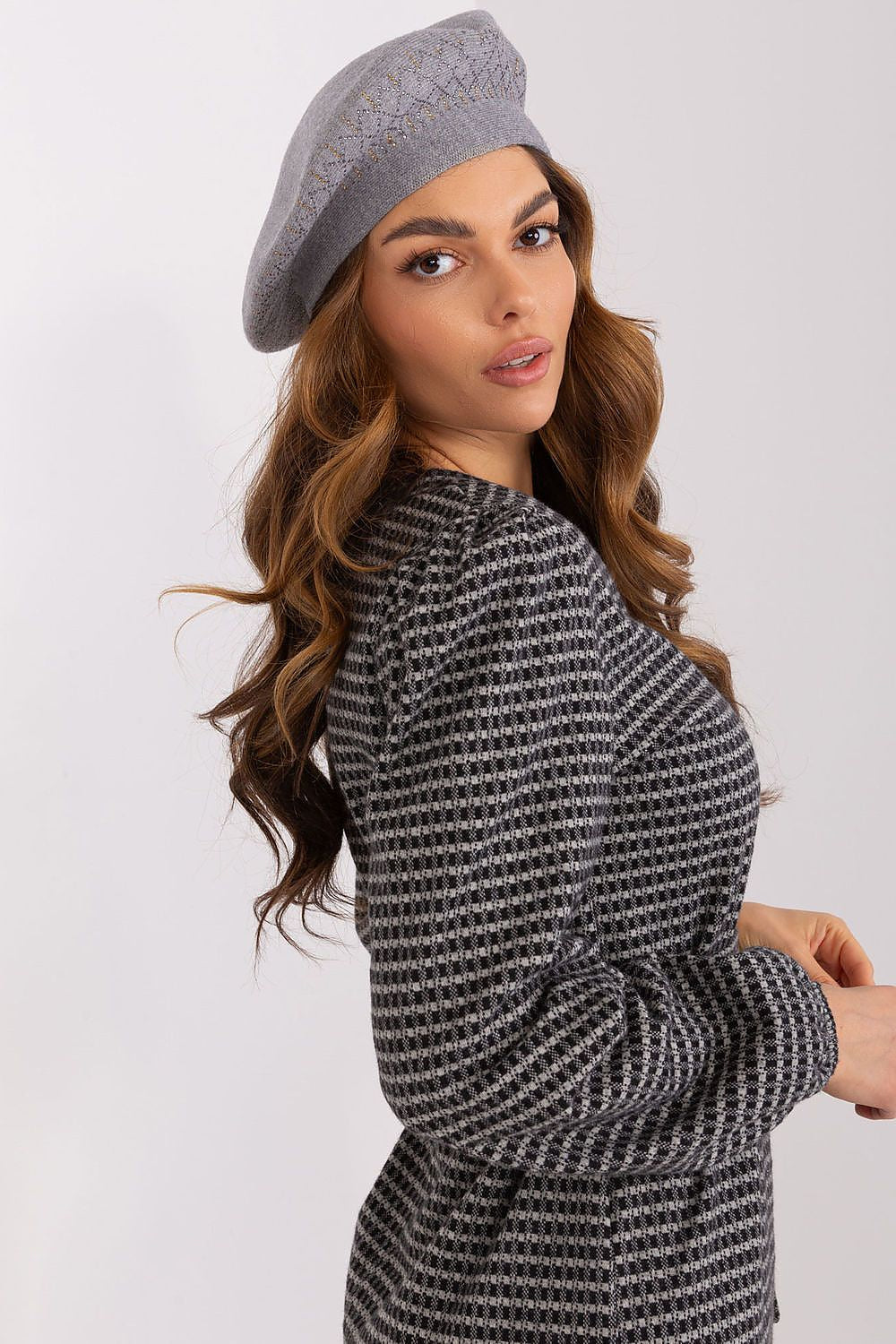 Beret model 208244 AT-Fashion Nordic