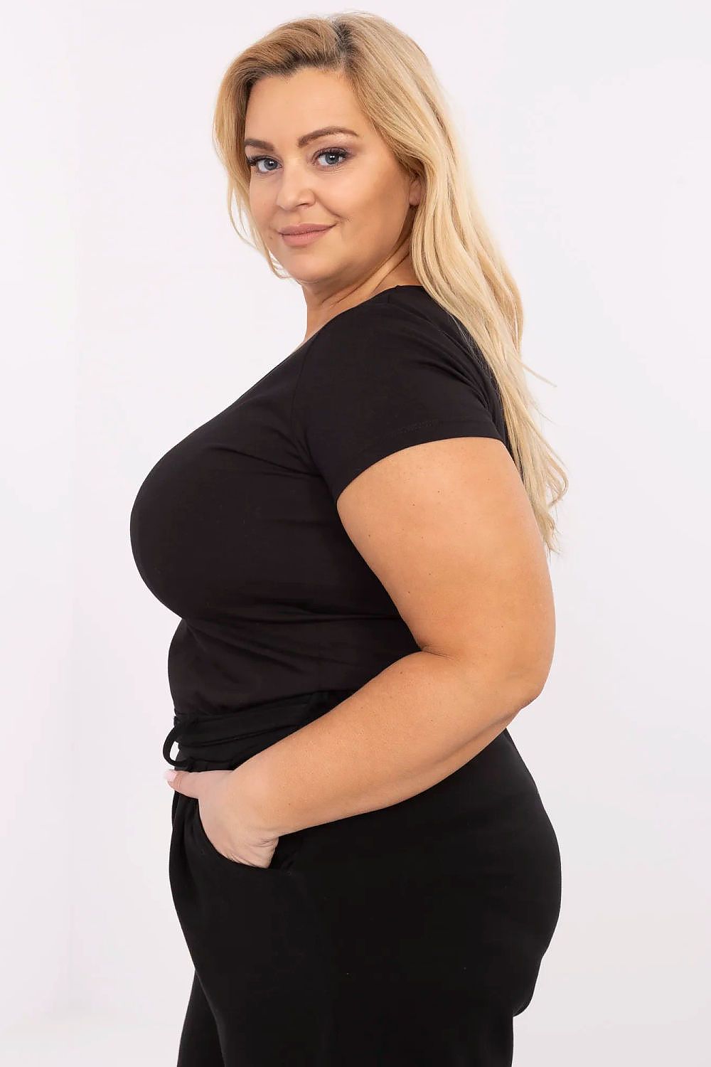 Plus size T-shirt model 211762 Relevance-Fashion Nordic