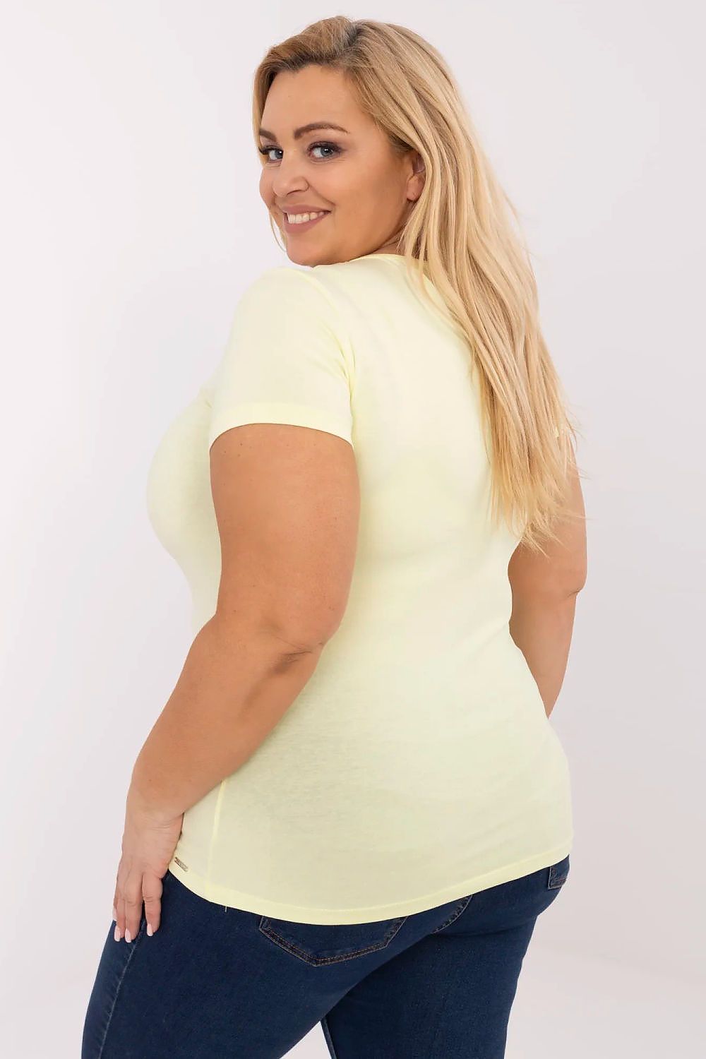 Plus size T-shirt model 211762 Relevance-Fashion Nordic