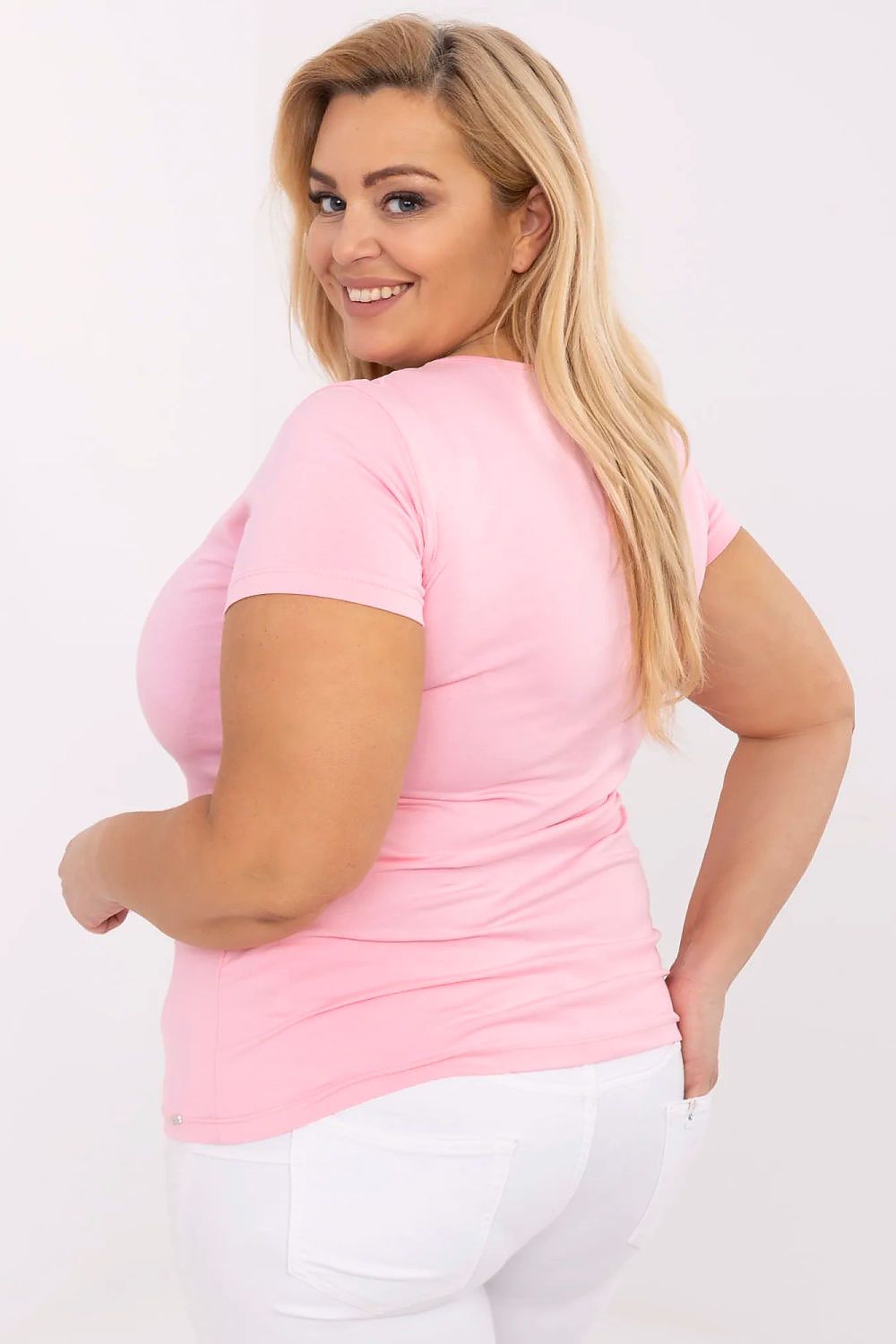 Plus size T-shirt model 211762 Relevance-Fashion Nordic
