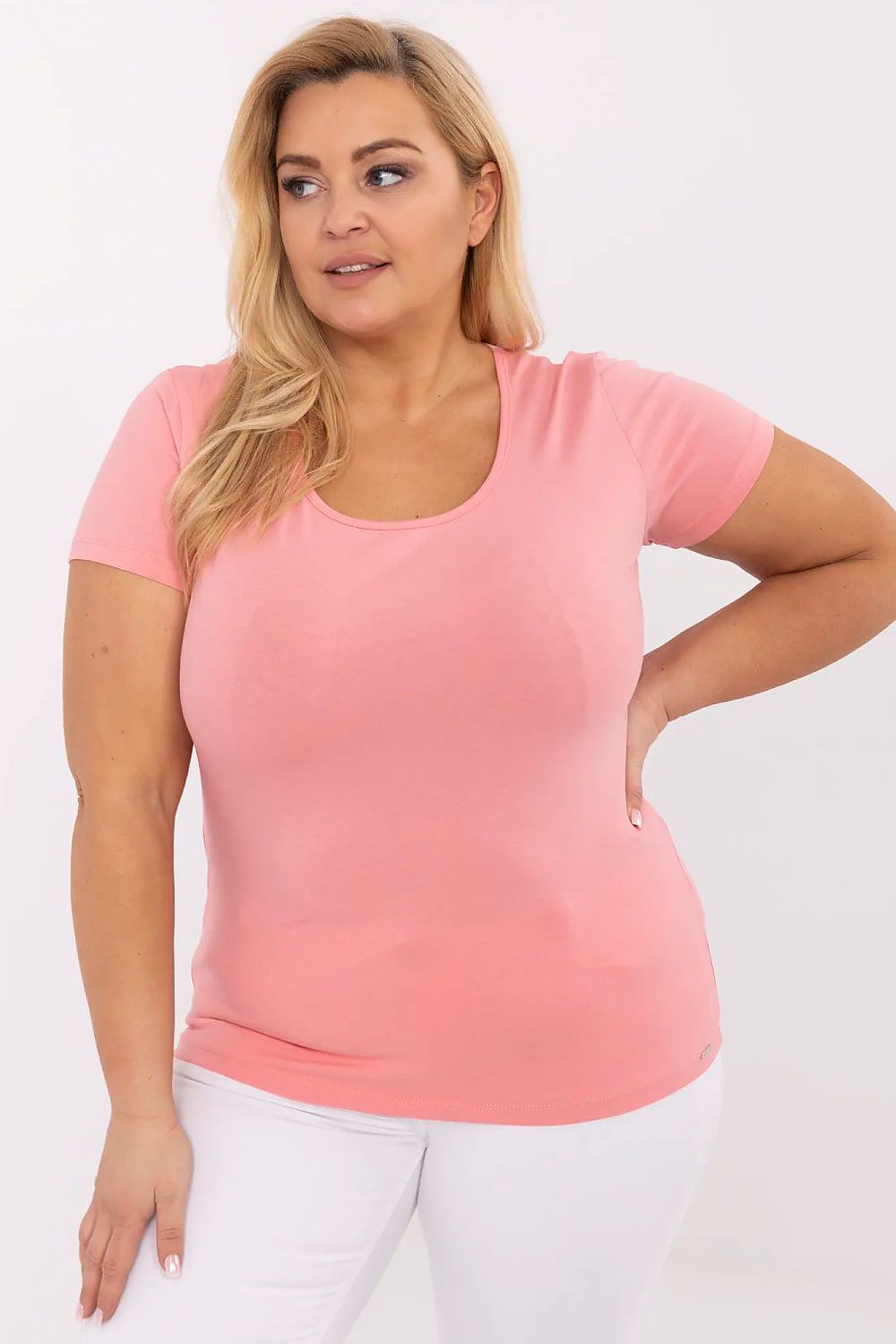 Plus size T-shirt model 211762 Relevance-Fashion Nordic